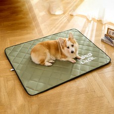 요런개 반려동물 방수 심플한 매트, 1개, 01. 그린