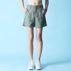 코카리나 여성용 프렌쉬 린넨 캐주얼 무지 통기성 숏팬츠