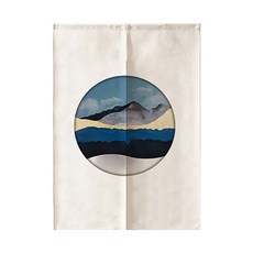 A-hop 多款山景彩繪隔間門簾, Type 06