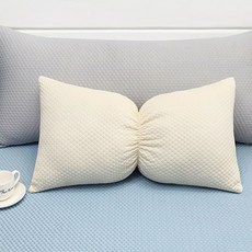 BED&DECO Cool Touch三重涼感蝶形枕, 香草色, 1個