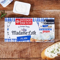 페이장브레통 마담로익 플레인 포션 크림치즈, 20g, 6개입, 1개