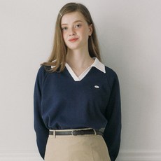 ourhope 女款Polo領素色運動衫