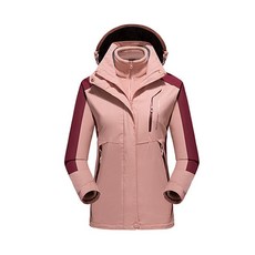 Rion女款兩件式襯衫分離型防風防水登山夾克 JY270