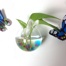 洛伊道具室內裝飾壁掛式花盆小型長頸花瓶, 單一顏色