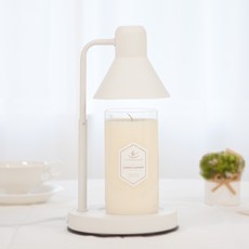 더스윗캔들 + 모노 캔들워머 화이트 높이조절 다이얼 + 전구 2p 세트, 레몬라벤더