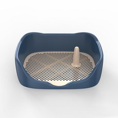 PASTEL PET 寵物防濺便盆 均碼, 1個, 藍色