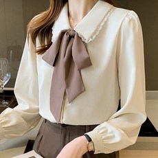 LUNA GIRL Bliza 蝴蝶結女襯衫