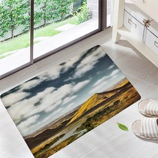 霧感北歐背景藝術地墊門墊, 07