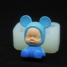 moldB 熊帽別緻嬰兒手工模具, 混色