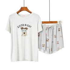 Juniday 晚安舒 莫代爾棉質學生睡衣上下套裝