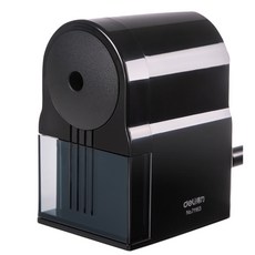 Deli Yogi鋸5檔可調卷筆刀, 黑色的, 1個