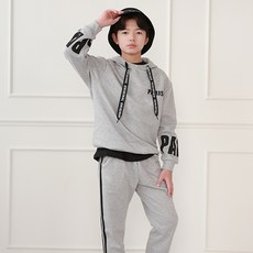 J.KID JUNIOR 兒童巴黎連帽上衣下身套裝