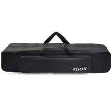 ASSOTE 前兜桿防水布多功能釣魚包 qs129, 黑色