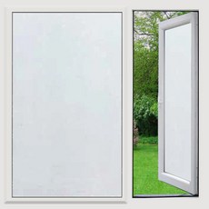 Unheb 多用途玻璃窗貼膜, 23白色霧面