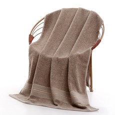 소니오 대형 소프트 샤워 바스타월 290g 폴리에스테르사, 05 라인브라운, 1개
