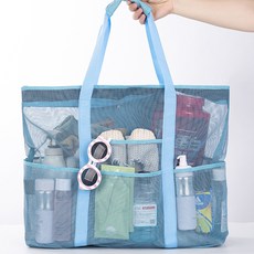 소리달 페이스 대용량 그물망 바캉스 매쉬 가방