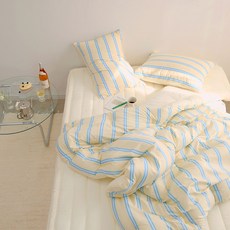 플로라침구 러닝소프트 세미마이크로 먼지없는 차렵이불 + 베개커버 세트