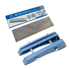 ZEUS 金剛石雙面油石LX-1602+塑料油石架隨機出貨套組, 1組