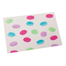 歐洲甜點圖案餐墊, E型, 45 x 30 cm, 1個