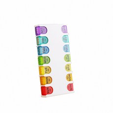 上手家居 藥盒分裝盒 14格, 1組