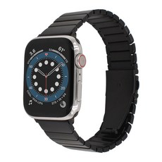 IT'S LIFE Apple Watch金屬錶帶 38/40/41mm錶面適用, 黑色