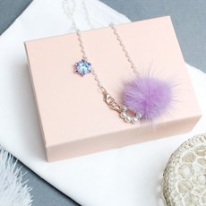 孩童珍珠毛球口罩掛繩