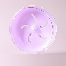 요런개 소동물 베이직 컬러 쳇바퀴 14cm, 퍼플, 1개