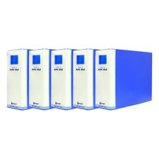 영오 합지 파이프바인더 가로형 60 x 70 mm, 청, 5개