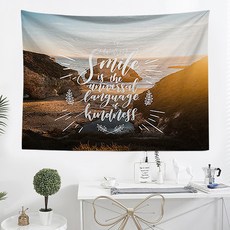 Urbanprop 掛毯織物海報, 微笑 A款