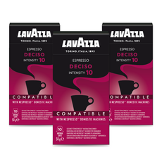 Lavazza Nespresso 兼容膠囊咖啡 Deciso, 5g, 10顆, 3盒
