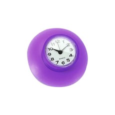 Rainbow吸入式防水防潮浴室鐘, 紫色