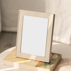 픽앤홈 고급깔끔 액자, 1개, 베이지