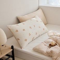 shez Home 純棉靠枕含枕芯, 貝貝什象牙色