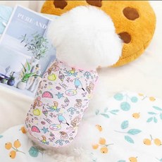 Coco studio 狗狗Coco Paradise無袖上衣, 粉紅色, 1個