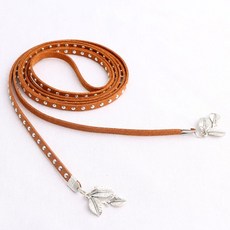 올라운더 여성용 잎새 패션 리벳 원피스 바지 캐주얼 벨트