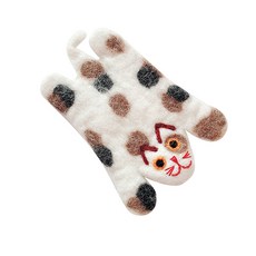 動物角色毛氈裝飾杯墊 11, 混色, 1個