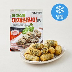 건강한끼 더 고소한 야채김말이 튀김 (냉동), 400g, 1개
