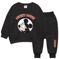 LITTLE RABBIT 兒童款迪士尼猜猜是誰米奇刷毛上下衣套裝