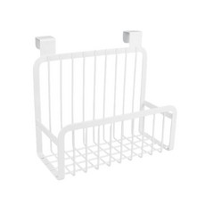 Block Mart 廚房掛式收納籃, 1個, 白色