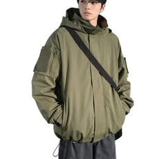 FIELDMATE 男款內裡防風外套 寬鬆版型夾克 NR756