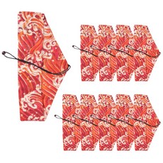 The Flow便攜式餐具湯匙筷子收納包餐具盒, 20, 10個