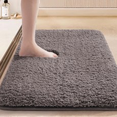 生活升級研究所 可水洗柔軟腳踏墊, 灰色