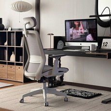 ERMON S50 PRO AIR 全網布椅子, 卵石灰