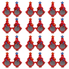 派對朋友 圓點樹眼鏡, 紅色, 12個