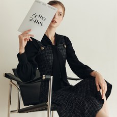 ZERO STREET 毛呢馬甲 + 短裙套裝