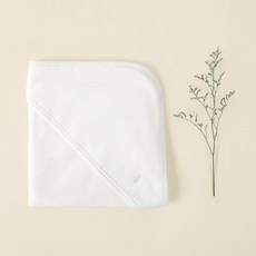 Bamboo Bebe 奶油白包巾