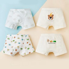 男童交通巡邏隊四角內褲4件組