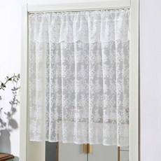 Arthi Home 歐式花卉圖案軌道式門簾, TYPE02