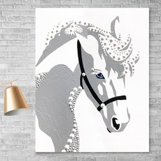 Art Buff 風水室內裝飾白馬畫