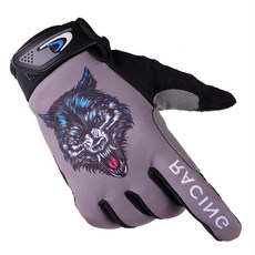 NAYA STYLE 自行車用手套 CYYP-08-2, 灰色